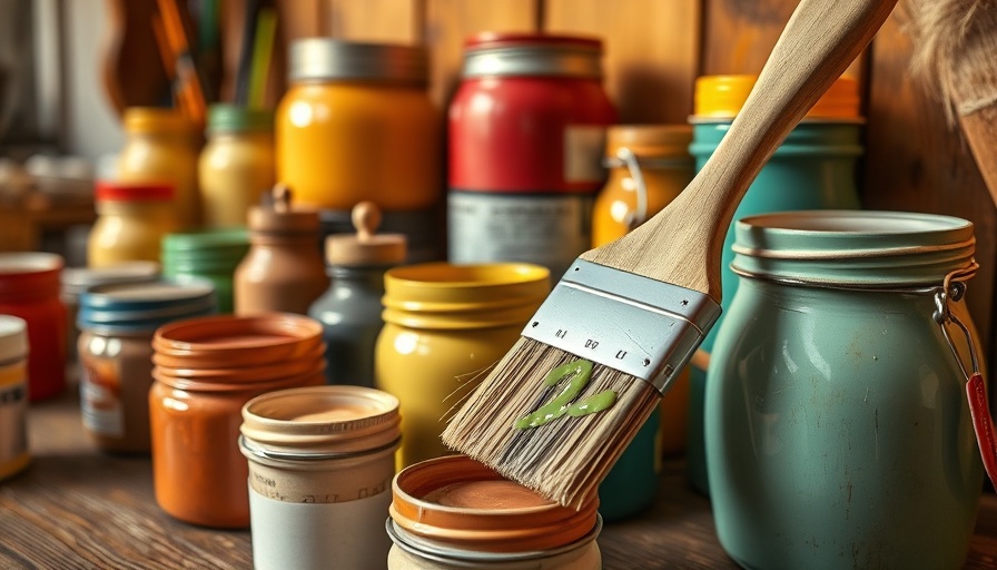 Close-up shots of painting and waxing furniture in a vibrant, detailed setup.