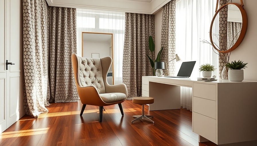 Stylish room showcasing Quick Step Flooring, elegant decor.
