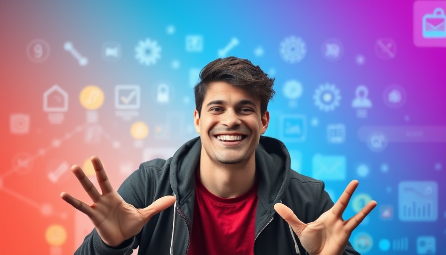 Home Assistant 2025.7 features highlighted by smiling man in tech setting.