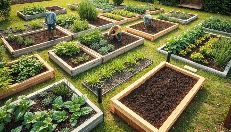 Warm raised beds gardening ideas with gardeners in action.