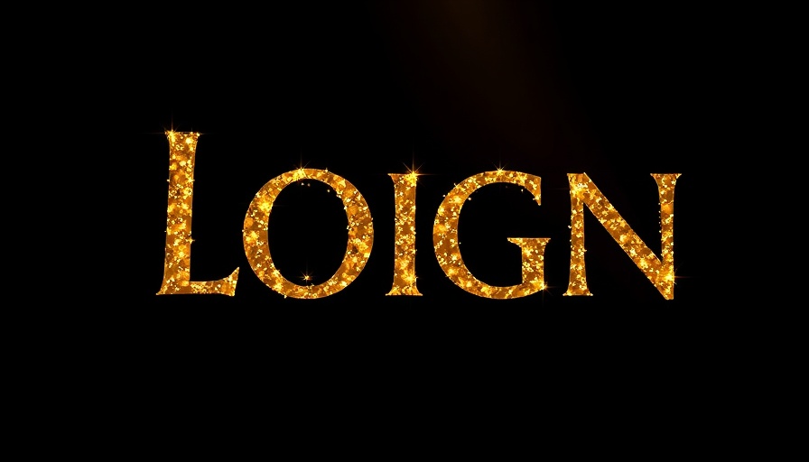 Elegant gold-text logo with sparkling accents for design brand.