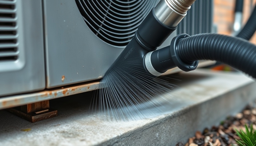 Close-up of HVAC unit maintenance for new homeowners