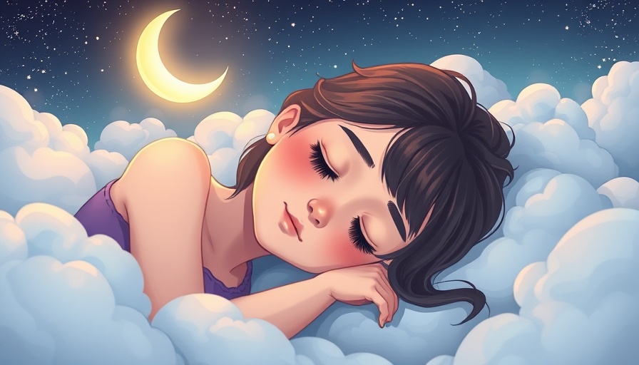 Cartoon of peaceful sleep illustrating sleep issues in ADHD.