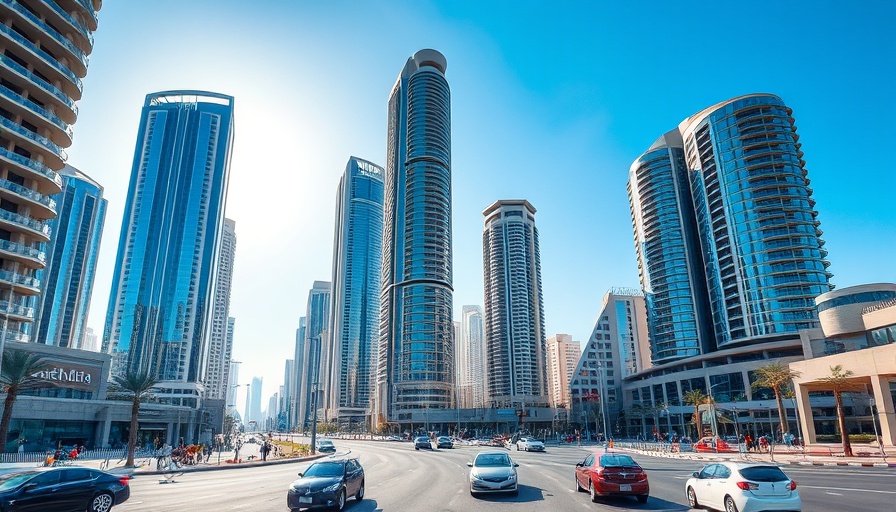 Doha skyscrapers under clear sky, Qatar jobs today.