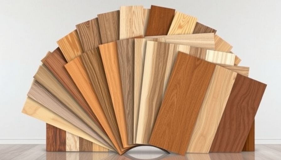 SPC vs WPC flooring comparison with diverse wood textures.