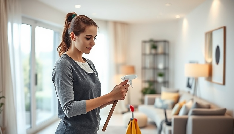 Person focused on house cleaning tasks in a modern home, related to part-time house cleaning jobs in Qatar.