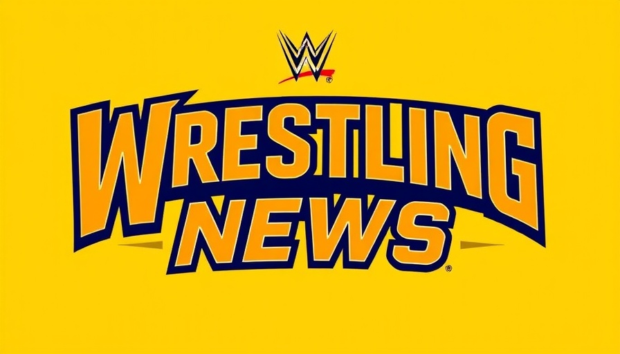 Wrestling news logo, bold design, August 10 2025
