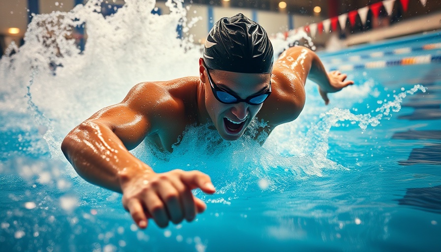 Athlete striving for men's world records in swimming.