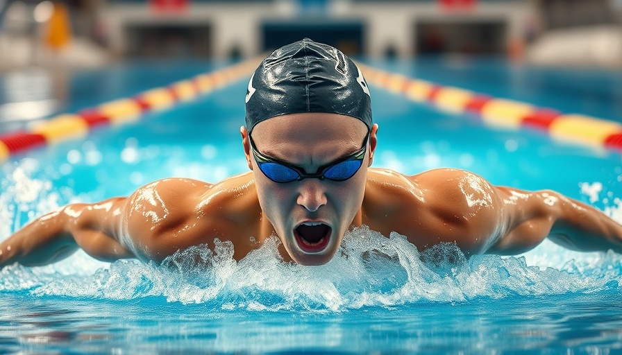 World record in 800 freestyle competitive swimmer.