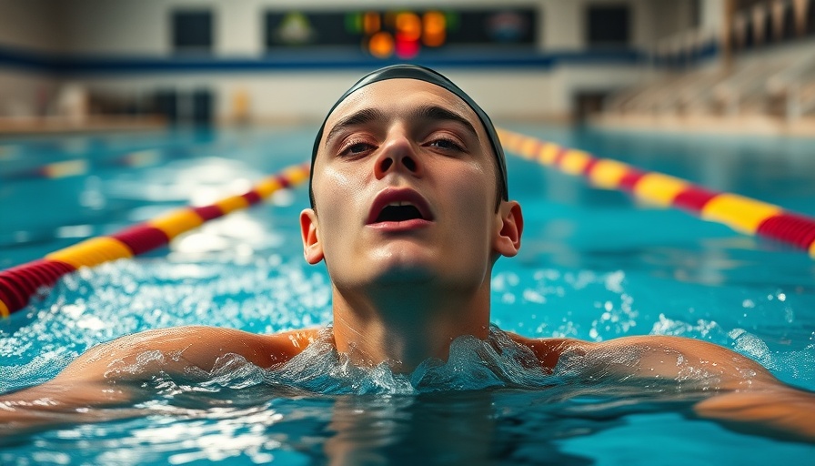 Van Mathias Pro Swim Series Record 50M Breaststroke achievement moment.