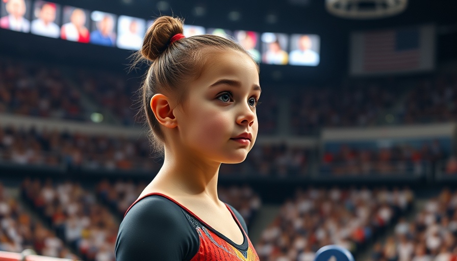 Ashlee Sullivan Uneven Bars Performance with audience background.