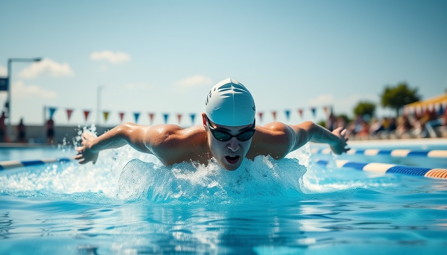 Swimmer demonstrating timing in swimming catch phase with precision.