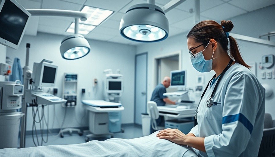 Visitor Insurance USA: Nurse attending patient in a modern hospital room.