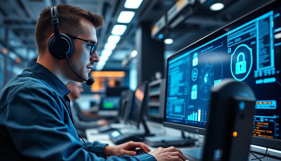 Network Security Engineer in a modern office in Qatar.