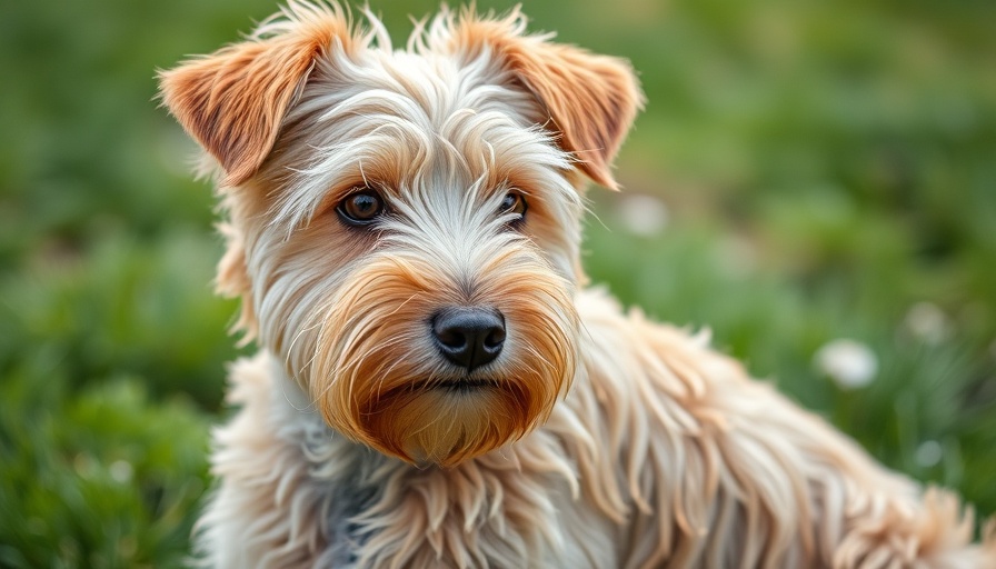Adopt a Wheaten Terrier with soft coat and calm demeanor.