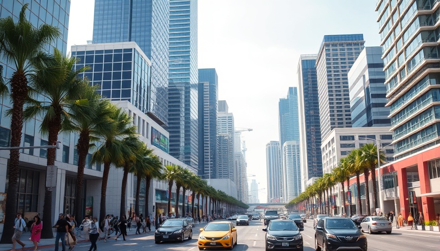Qatar jobs today in a bustling cityscape with skyscrapers.