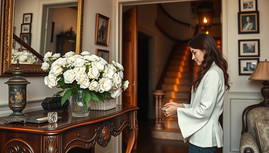 Woman arranging flowers to overcome creative burnout in DIY projects.