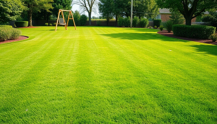 Lush green lawn with a well-maintained backyard in Raleigh, NC.