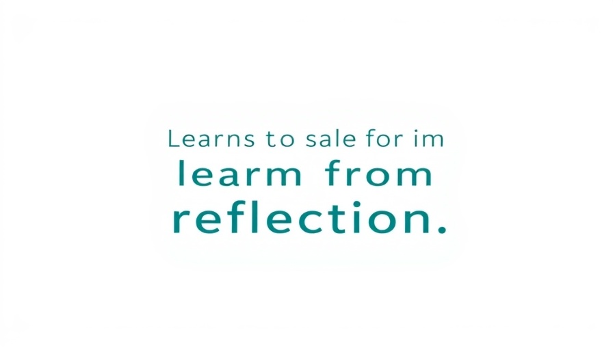 Inspirational quote about reflection for ADHD mistakes prevention