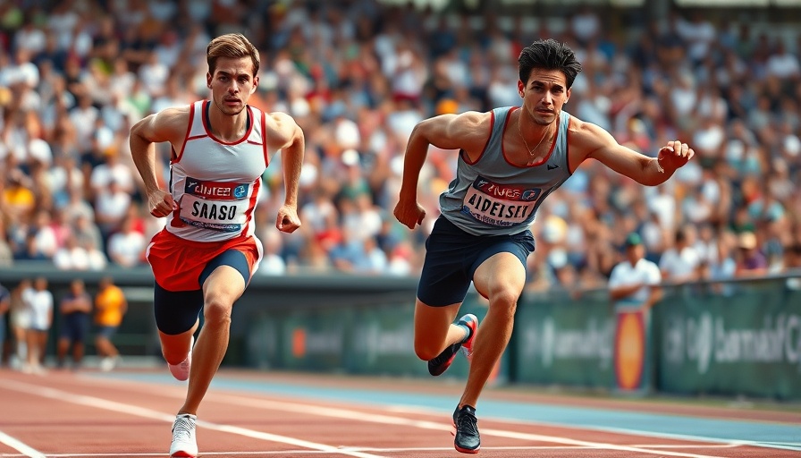 Youth Talent in Track and Field showcased on magazine covers, highlighting athletes in action.