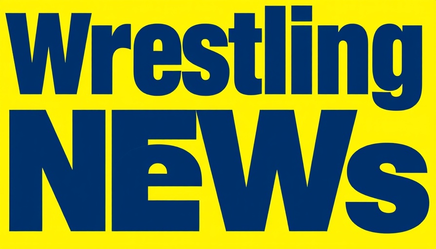 Wrestling News logo on yellow background, WWE SmackDown and ROH Death Before Dishonor
