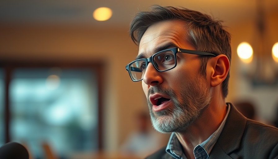 Man passionately discusses luxury living options abroad.
