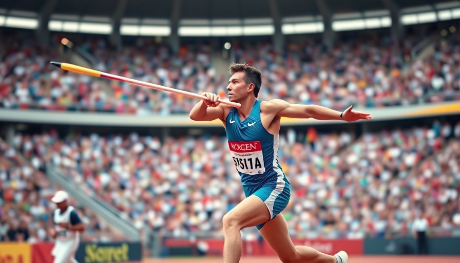 Julian Weber launching javelin with focused intensity