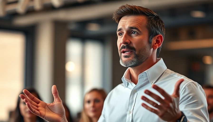 Nomad Capitalist Live speaker with engaging expression.