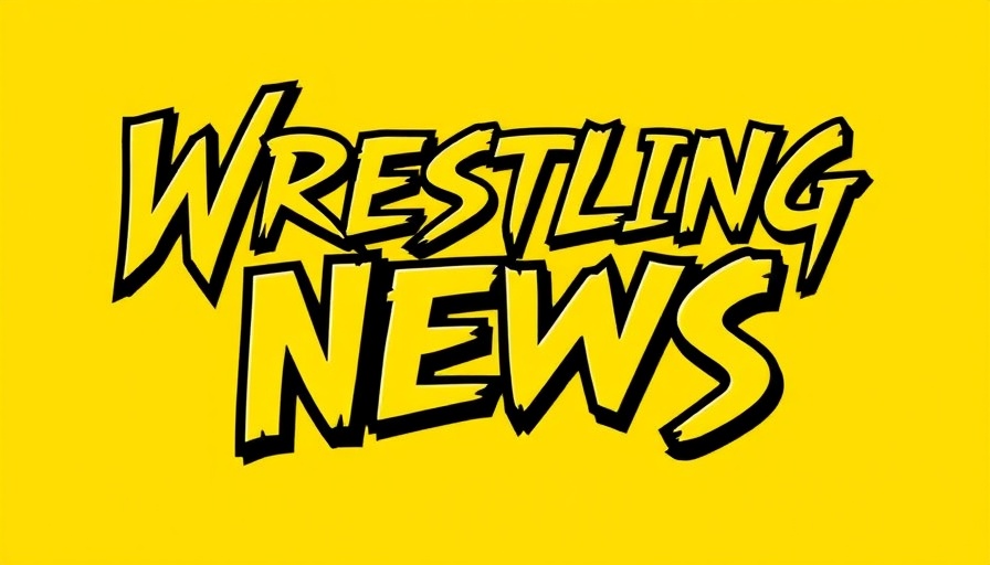 WWE Raw News bold logo on yellow background