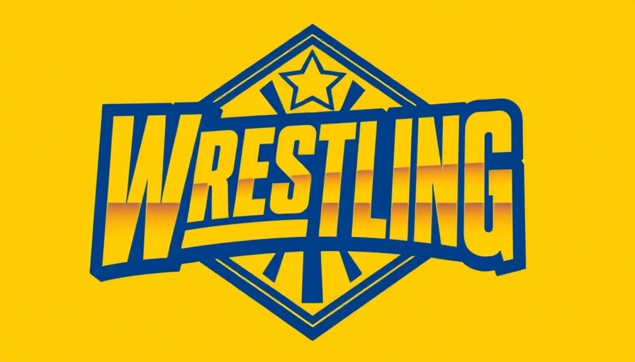 Bold wrestling logo on yellow background, WWE NXT Ratings Trends visual.