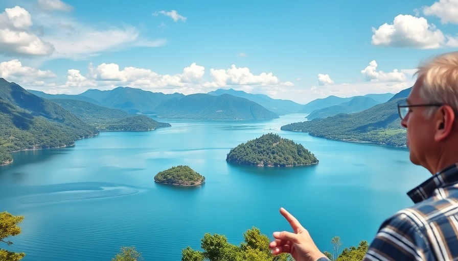 Affordable countries with best quality of life scenic lake and presenter.