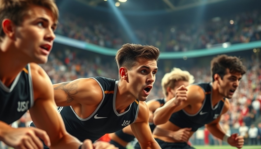 World Championships Final Entries at stadium with athletes competing