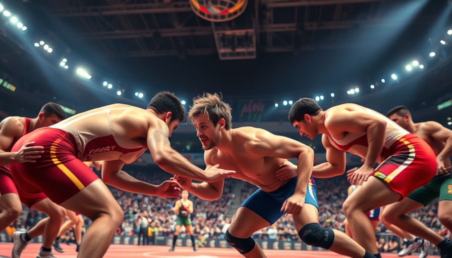 Wrestling World Championships highlights dynamic action.