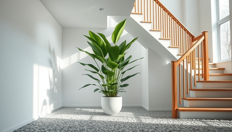 Keep your home cool with greenery using a modern plant arrangement.