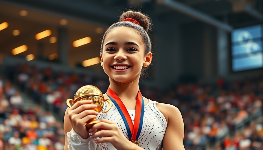 2025 Brazilian Championships Results: Gymnast with trophy