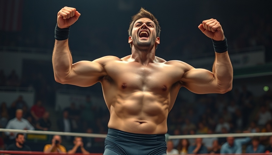 Memorable moments in wrestling showcasing victory celebration.