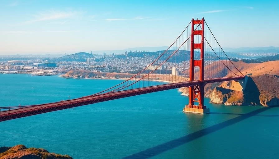 Golden Gate Bridge in Bay Area networking for expats scenic view.