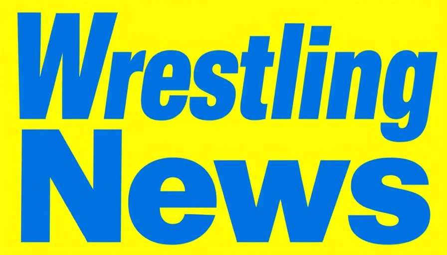 Wrestling news logo on yellow background, September 2025 update