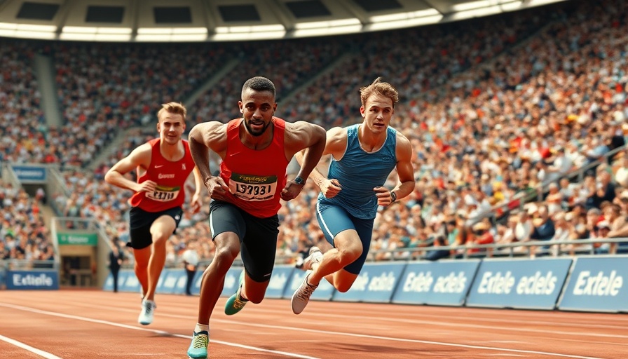 2025 World Championships Men's Top 10 Formcharts: athletes sprinting competitively