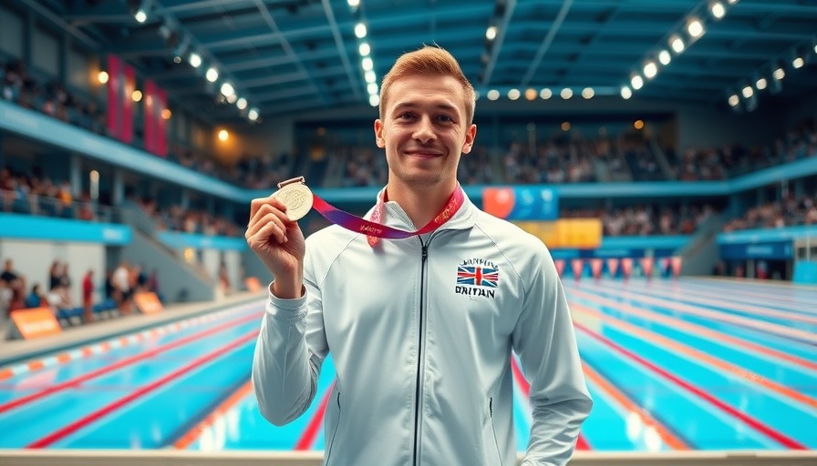 Athlete at Enhanced Games Competition holding silver medal in victory.