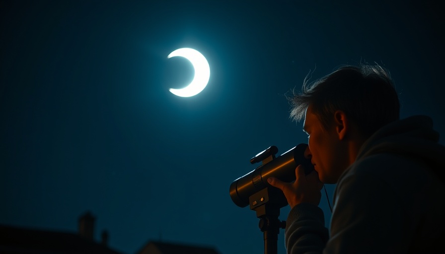 Observer views lunar eclipse in Al Kharrara Qatar.