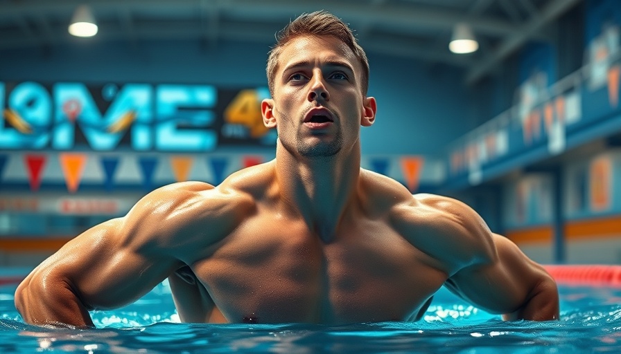 Professional swimmer preparing at Enhanced Games, Ben Proud.