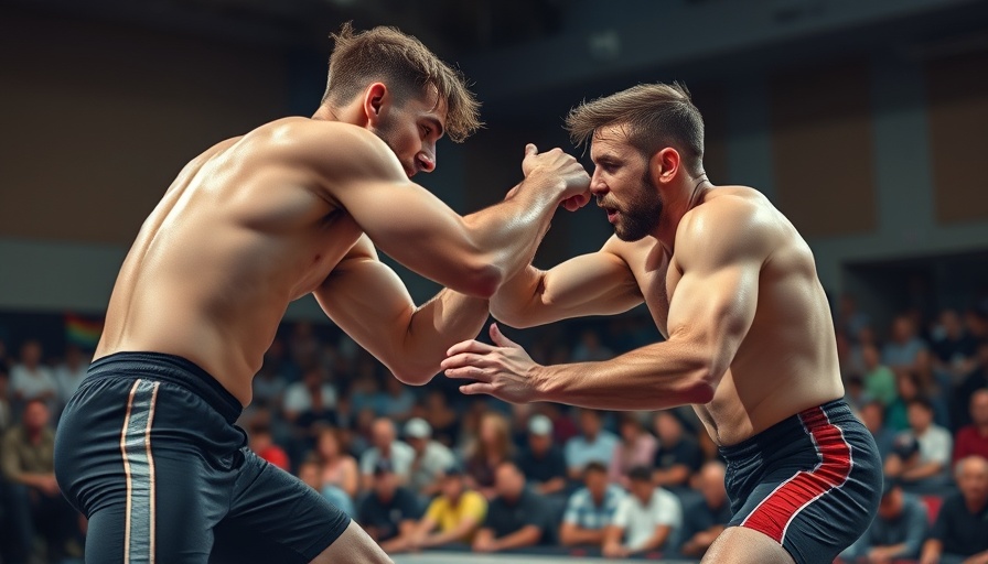 Wrestling Worlds in Zagreb: Intense match between two athletes