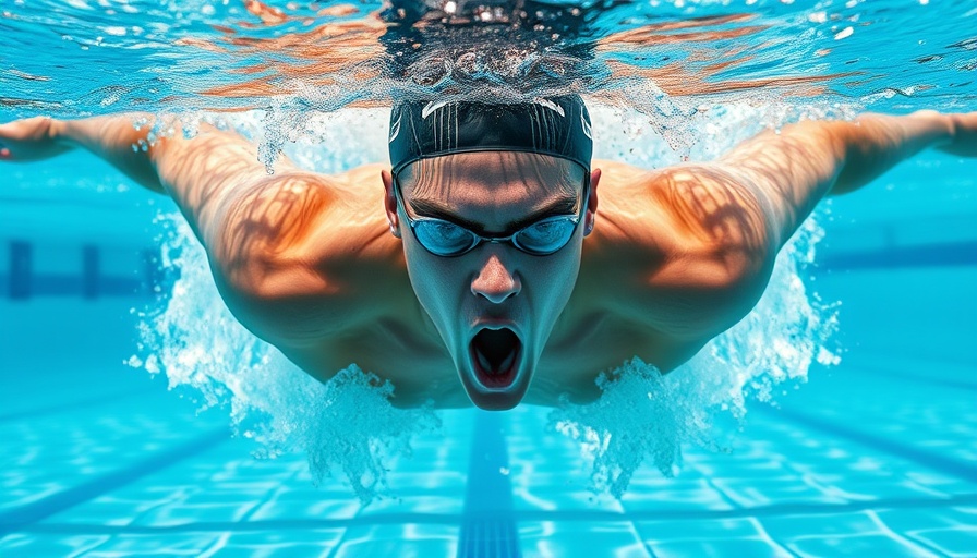 Professional swimmer demonstrating breathing techniques in freestyle swimming underwater.