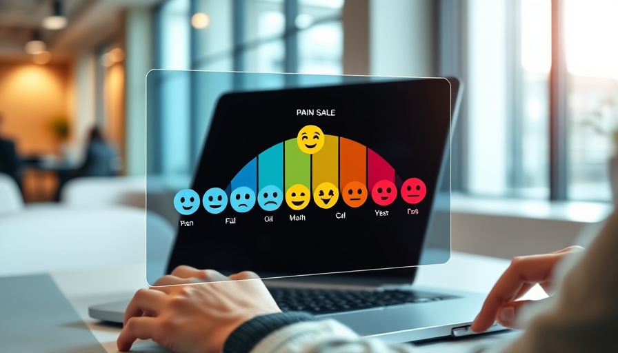 Engaging pain scale with emoticons used in validated mental health screenings.