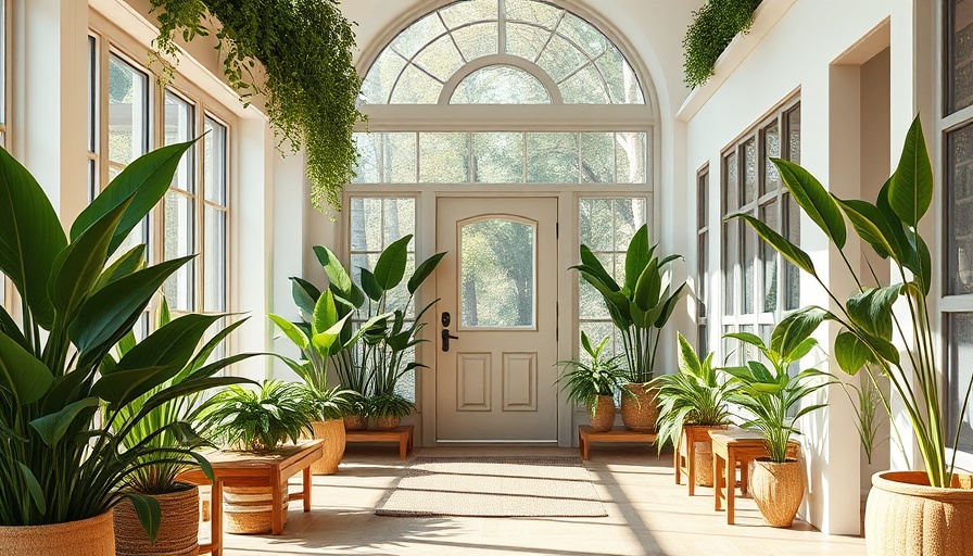 Eco-friendly entryway decorating ideas with natural decor and plants.