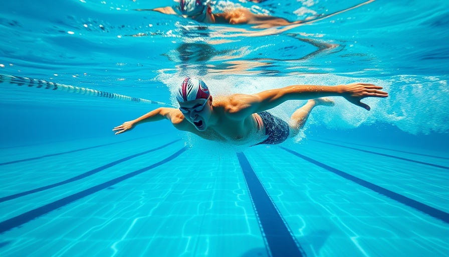 Freestyle swimming breathing technique demonstration in underwater pool.