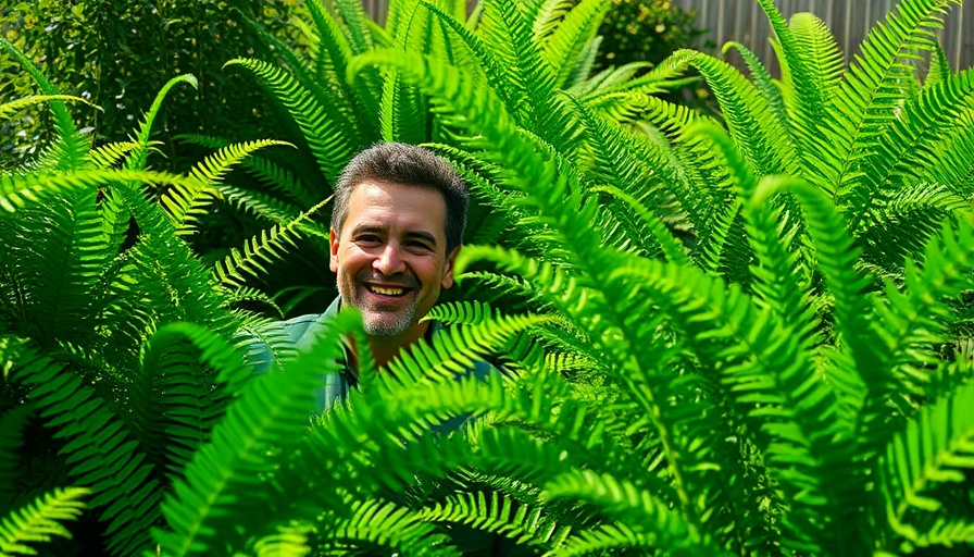 Easy Fern Propagation in North Carolina garden with abundant ferns.