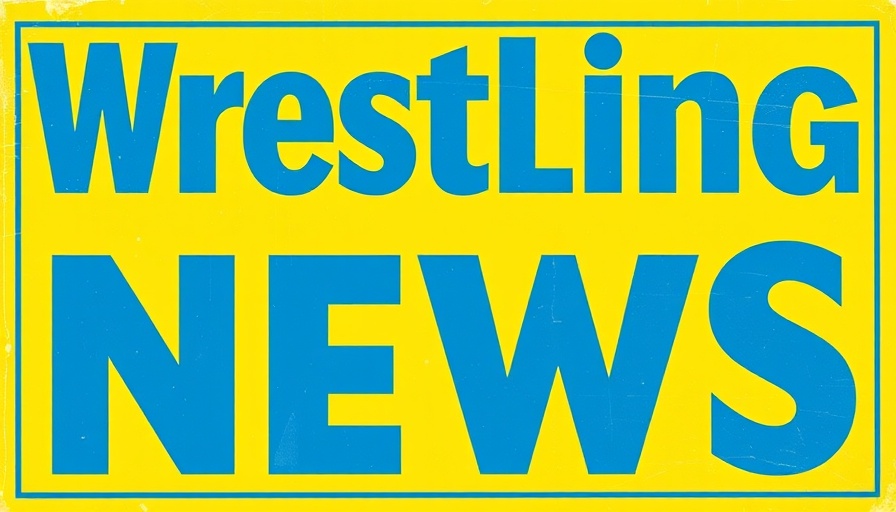 Vintage Wrestling News magazine cover with bold typography.