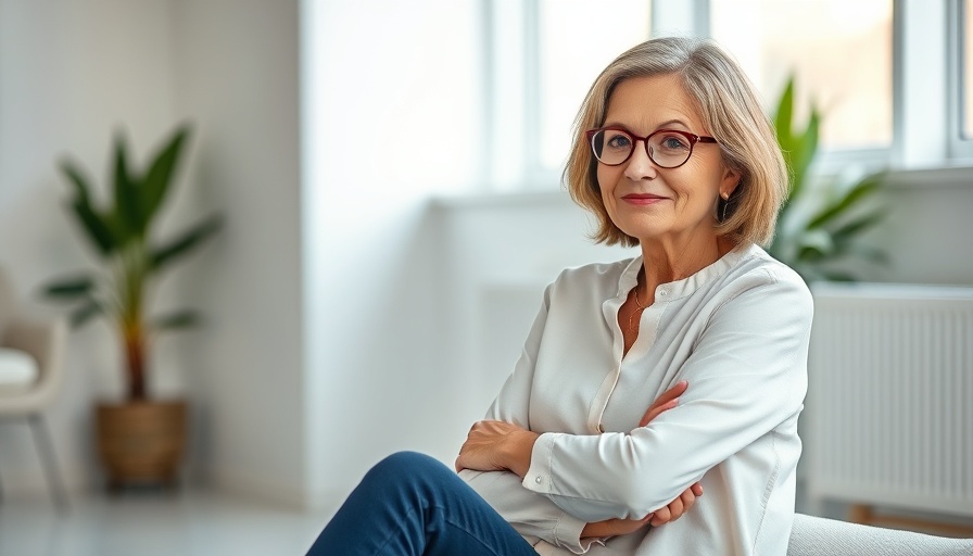 Confident woman embracing whole-person care approach.